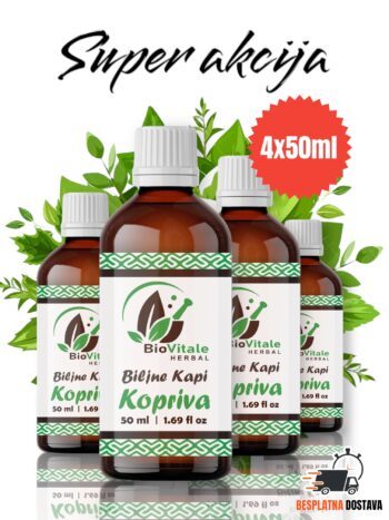 BILJNE KAPI KOPRIVA ⭕AKCIJSKI SET (4x50ML)⭕