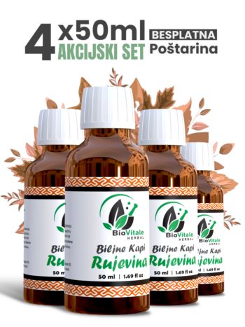 BILJNE KAPI RUJEVINA ⭕AKCIJSKI SET (4x50ML)⭕