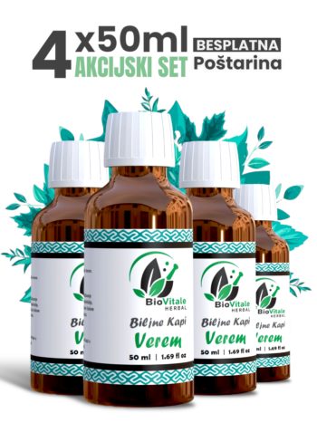 BILJNE KAPI VEREM ⭕AKCIJSKI SET (4x50ML)⭕