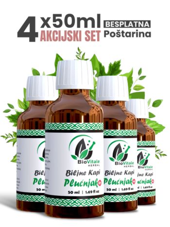 BILJNE KAPI PLUĆNJAK+ ⭕AKCIJSKI SET (4x50ML)⭕